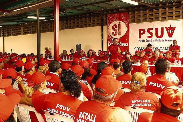 Vereidigung neuer Mitglieder der PSUV