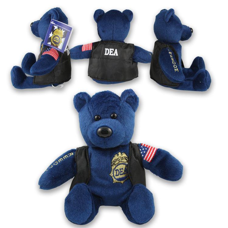 Werbung mit DEA-Teddy: Auch mit Drogenhändlern ging die Behörde auf Kuschelkurs
