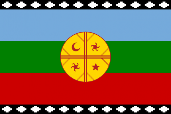 Flagge der Mapuche-Bewegung