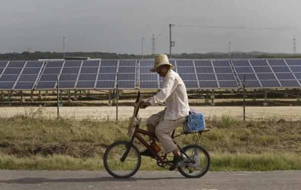 Solarstromanlage in Kuba