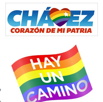 Sexuelle Rechte werden in Venezuela zuletzt stärker diskutiert. Hier fügten Aktivisten die Regenbogenfahne in die Wahlkampflogos beider Lager ein