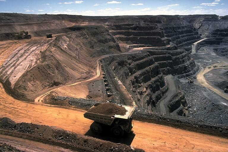 Tagebaumine im Bundesstaat Zacatecas