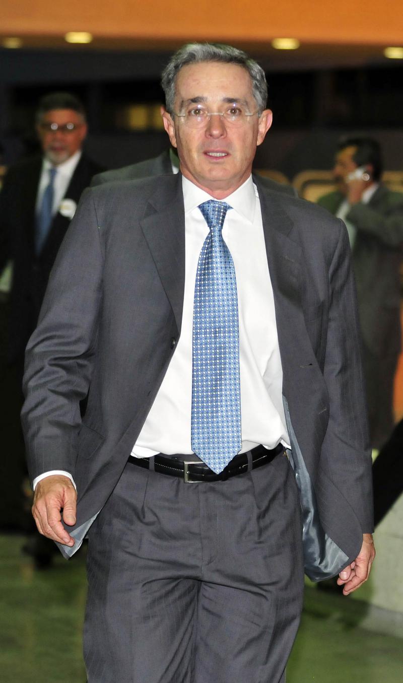 Ex-Präsident und aktueller Senator Álvaro Uribe Vélez