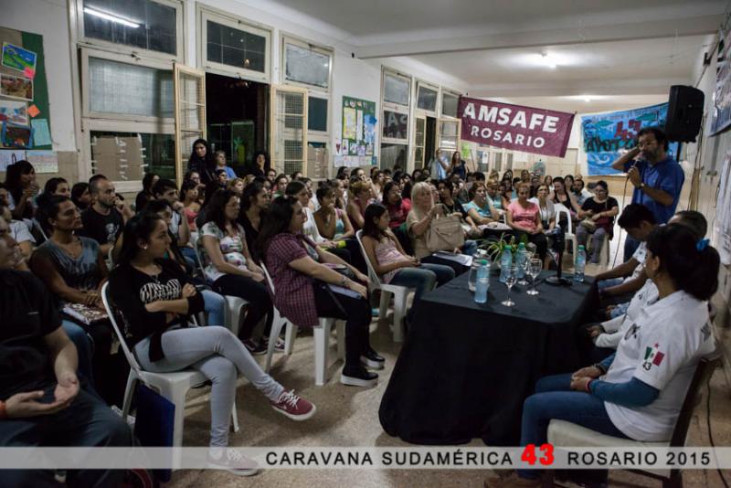 Die Caravana43Suramérica in Rosario, Argentinien