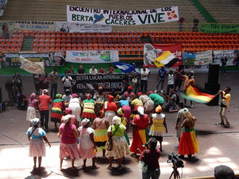 Vom 13. Bis zum 15. April fand in der honduranischen Hauptstadt Tegucigalpa das internationale Treffen "Berta Cáceres lebt" statt