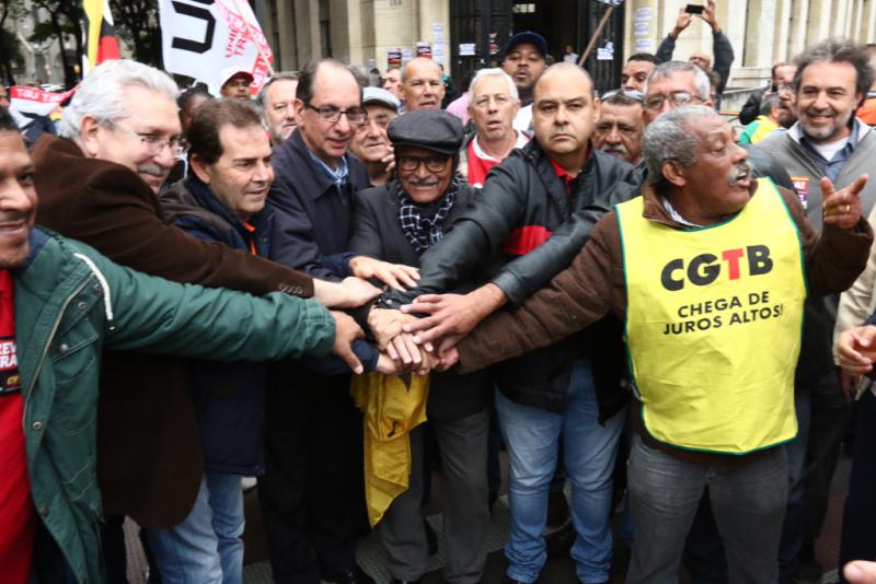 Die neun größten Gewerkschaftsverbände Brasiliens hatten gemeinsam zum Streik aufgerufen
