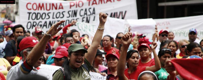 Aktivisten der Kommune Pio Tamayo in Venezuela
