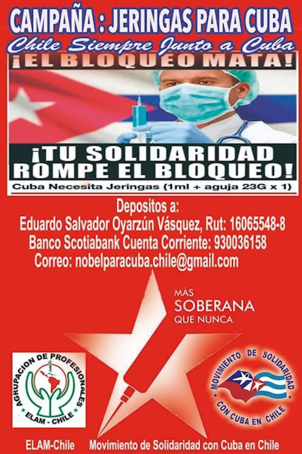 Plakat der Kampagne in Chile