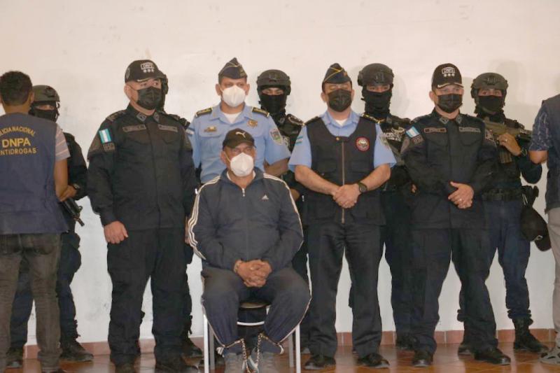 Beschuldigter Juan Carlos "El Tigre" Bonilla, ehemaliger Polizeichef von Honduras