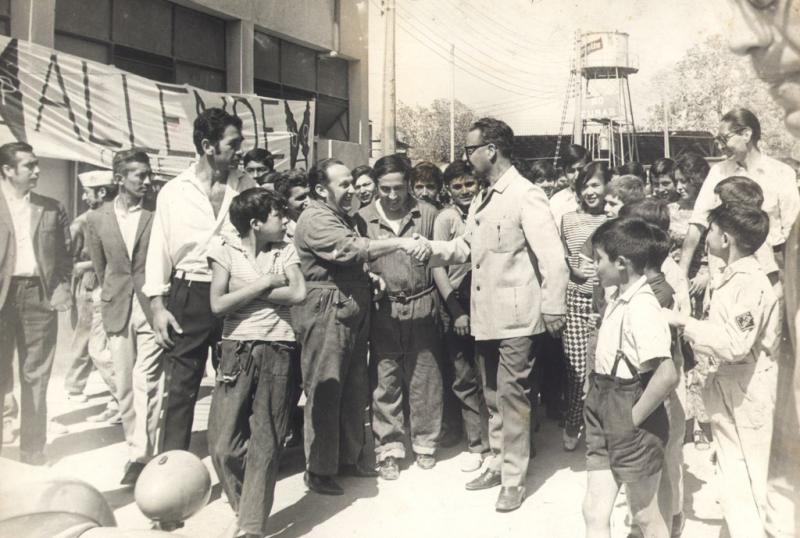 Salvador Allende 1972, ein Jahr vor dem Putsch in Chile