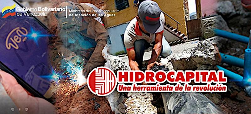 Verbreitet immer nur gute Nachrichten: Hidrocapital, das staatliche Wasserunternehmen