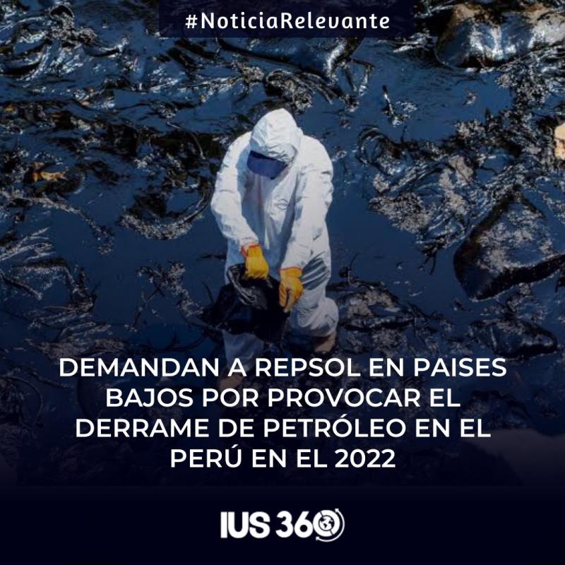 Klage gegen Repsol in den Niederlanden wegen der Ölpest in Peru
