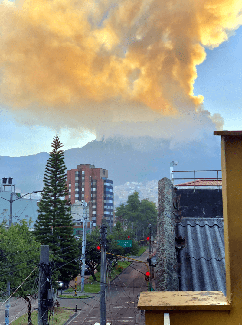 Waldbrände in Kolumbien auch nahe an der Hauptstadt Bogotá