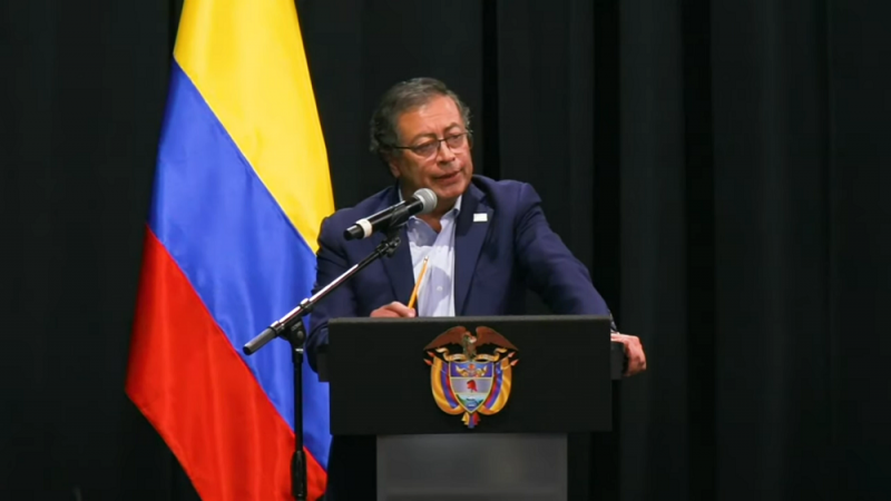 Präsident Gustavo Petro in Chicago: "Gaza ist Ausdruck der Barbarei"
