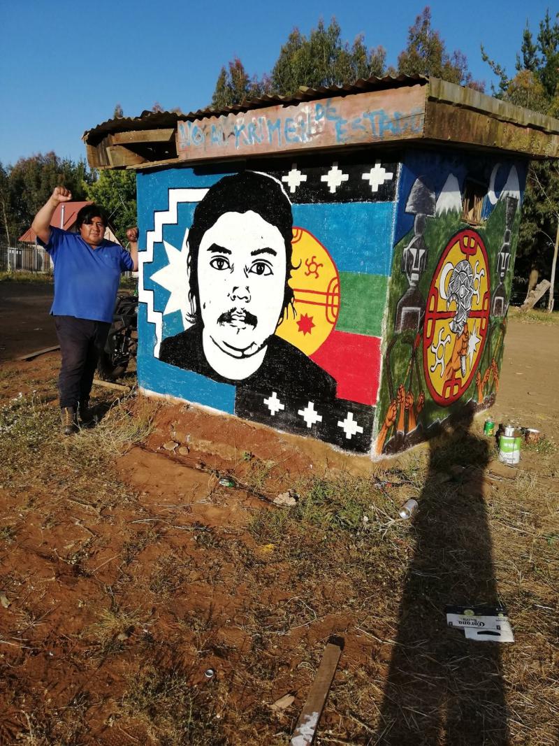 Der Mapuche-Werkén Jorge Huenchullán im Dezember 2019.