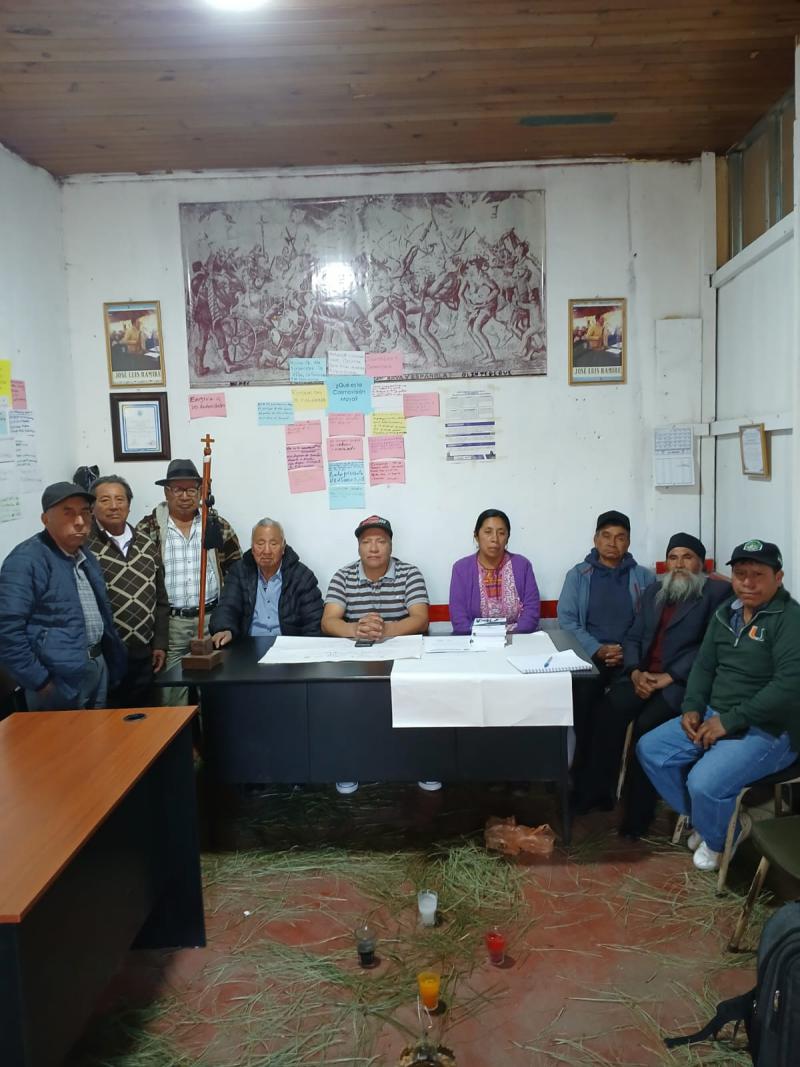 Die indigenen Bürgermeister in Olintepeque, Departamento Quetzaltenango