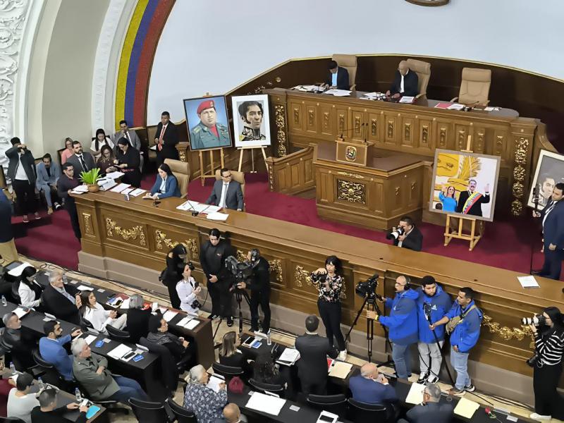 Das venezolanische Parlament diskutiert über das geplante Amnestiegesetz