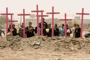 Protestaktion gegen Frauenmorde in Ciudad Juarez, Mexiko Protestaktion gegen Frauenmorde in Ciudad Juarez, Mexiko