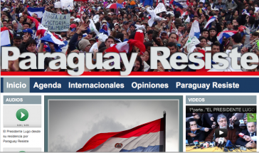 Internetseite der FDD in Paraguay Internetseite der FDD in Paraguay