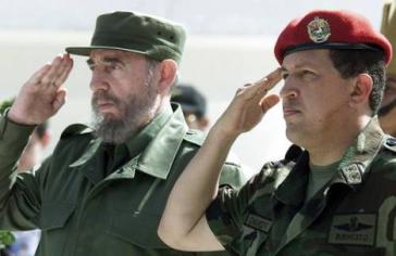 Fidel Castro und Hugo Chávez