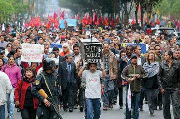Demonstration in San José Demonstration in San José
