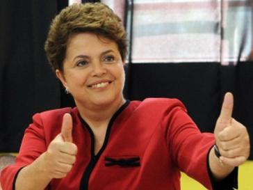 Liegt bei den Umfragen zu den Präsidentschaftswahlen im Oktober vorn: Dilma Rousseff