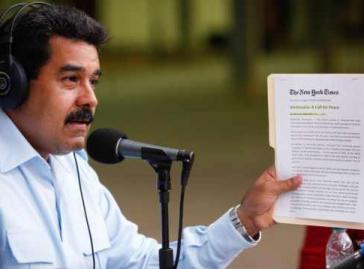 Präsident Maduro wendet sich in einem New York Times-Beitrag an die US-amerikanische Öffentlichkeit