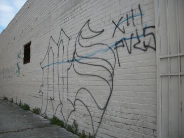 In El Salvador weiterhin omnipräsent: Wandgraffiti der "Mara Salvatrucha"