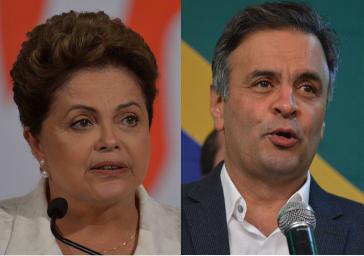 Dilma Rousseff und Aécio Neves Dilma Rousseff und Aécio Neves