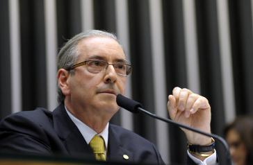 Der Präsident der Abgeordnetenkammer, Eduardo Cunha Der Präsident der Abgeordnetenkammer, Eduardo Cunha