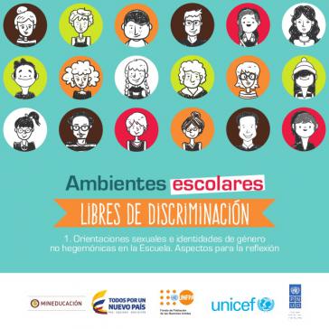 Titelblatt des Leitfadens "Ambientes Escolares Libres de Discriminación" Titelblatt des Leitfadens "Ambientes Escolares Libres de Discriminación"