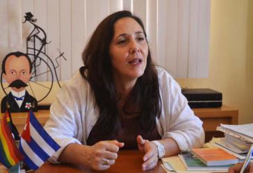 Die Direktorin des Nationalen Zentrums für Sexualerziehung von Kuba, Mariela Castro, nahm an dem UN-Treffen teil Die Direktorin des Nationalen Zentrums für Sexualerziehung von Kuba, Mariela Castro, nahm an dem UN-Treffen teil