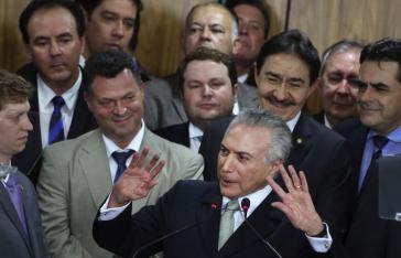 Will Privatisierungen und Haushaltskürzungen im großen Stil: De-facto-Präsident Temer