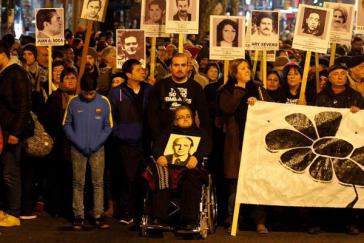 An jedem 20. Mai finden in Montevideo Schweigemärsche für die Verschwunden statt. Ihre Angehörigen fordern Aufklärung und Gerechtigkeit