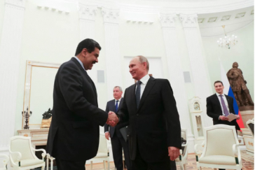 Die Umstrukturierung der Schulden haben die Präsidenten von Venezuela, Nicolás Maduro (links) und Russland, Wladimir Putin, auch bei ihrem Treffen am 4. Oktober in Moskau besprochen
