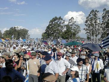 Seit Januar gehen Vertreter des Agrarsektors in Uruguay immer wieder gegen die Regierung auf die Straße Seit Januar gehen Vertreter des Agrarsektors in Uruguay immer wieder gegen die Regierung auf die Straße