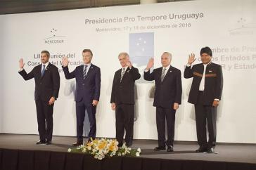 Die Präsidenten der verbleibenden Mercosur-Staaten trafen sich zur Beginn der Woche in Montevideo