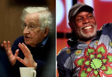 Noam Chomsky (links) und Danny Glover sind die Erstunterzeichner eines offenen Briefes, der das Ende der Sanktionen gegen Venezuela fordert (Kollage)