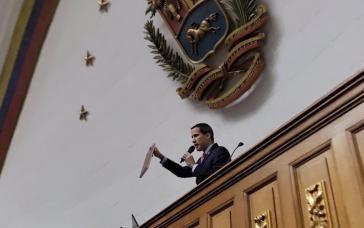 Die Position als Präsident der Nationalversammlung von Venezuela ist die Begründung von Guaidós "Interimspräsidentschaft"