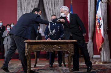 Zum neuen Innenminister ernannte Präsident Piñera am Mittwoch Rodrigo Delgado Zum neuen Innenminister ernannte Präsident Piñera am Mittwoch Rodrigo Delgado