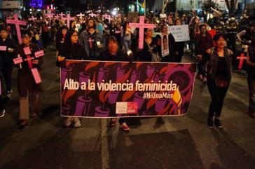 Immer wieder gehen Frauen in Mexiko auf die Straße und fordern von der Regierung Maßnahmen zu ihrem Schutz