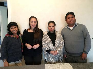Nora Valeriano, Tamara Candela, Nadesdha Guevara und Ayben Huaranca (von links nach rechts)