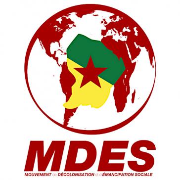 Die Partei "Bewegung für Dekolonisierung und soziale Emanzipation" (MDES) setzt sich für die Unabhängigkeit Guayanas ein