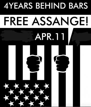 Am 11. April 2019 wurde Assange in den Räumen der Botschaft von Ecuador in London durch britische Polizisten verhaftet und ist seitdem im Hochsicherheitsgefängnis Belmarsh inhaftiert