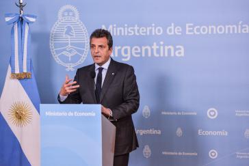 Der argentinische Finanzminister und Präsidentschaftskandidat Sergio Massa