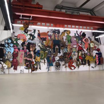 Im März war Taring Padi zu Workshops und Ausstellungen nach Brasilien eingeladen. Hier im Kulturzentrum "Casa do Povo" in São Paulo Im März war Taring Padi zu Workshops und Ausstellungen nach Brasilien eingeladen. Hier im Kulturzentrum "Casa do Povo" in São Paulo
