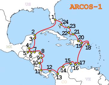 Kuba ist vom US-amerikanischen Arcos-1-Netz ausgeschlossen Kuba ist vom US-amerikanischen Arcos-1-Netz ausgeschlossen