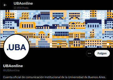 Die Präsenz der UBA auf X. Eine Grafik der alten und neuen Gebäude der verschiedenen Fakultäten