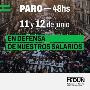 Aufruf zum Streik der Fedun in Argentinien