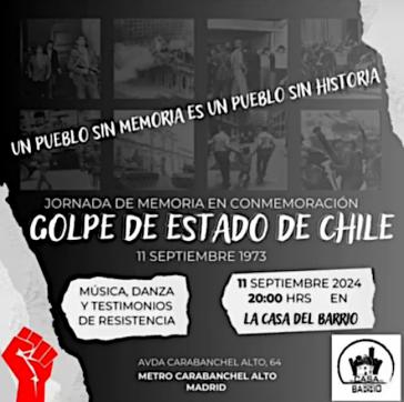 Eine von vielen Erinnerungsveranstaltungen an den Militärputsch in Chile Eine von vielen Erinnerungsveranstaltungen an den Militärputsch in Chile